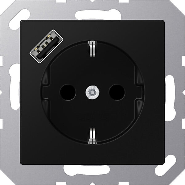 JUNG SCHUKO Steckdose mit USB Typ A A 1520-18 A SWM